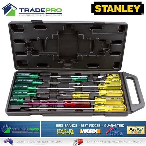stanley screwdriver set with case